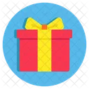 Gift Box Carton Wrapped Package Icon