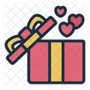 Gift Box Heart Gift Icon