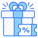 Gift Box Discount Sale Icon