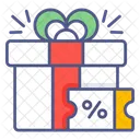 Gift Box Discount Sale Icon