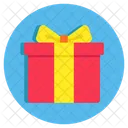 Gift Box Carton Wrapped Package Icon