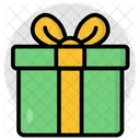 Gift Box Carton Wrapped Package Icon
