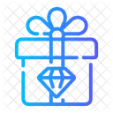 Gift Box Premium Jewelry Icon