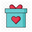 Gift box line outline  Icon