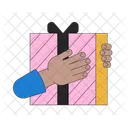 Gift box receiving  Icon