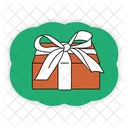 Gift box sticker  Icon