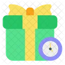 Gift Box Time Gift Black Friday Icon