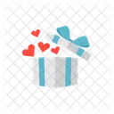Gift Box With Heart Icon