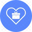 Gift Boxes Heart Gifts Heart Shaped Icon