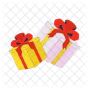 Gift Boxes Ribbons Gifts Icon