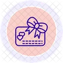 Gift Card Line Icon Icon