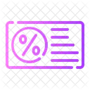 Gift Card Commerce Voucher Icon