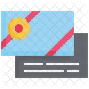 Gift Card Voucher Invitation Icon