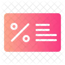 Gift Card Commerce Voucher Icon