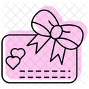 Gift Card Color Shadow Thinline Icon Icon