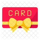Gift Card Ribbon  Icon