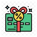 Gift Voucher Bonus Contactless Icon