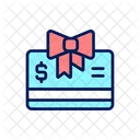 Gift Cards Card Ribbon Icon