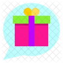 Gift Chat Message Chat Icon