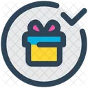Gift checkmark  Icon