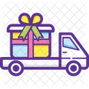 Gift Delivery Van Icon