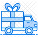 Gift Delivery Delivery Van Shipping Truck Icon