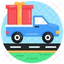 Present Delivery Gift Delivery Gift Shipment Icon