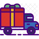 Gift Delivery Delivery Truck Shipping Truck Icon