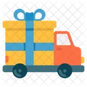 Gift Delivery Christmas Icon