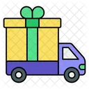 Gift Delivery Shipping Delivery Truck Icon
