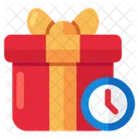 Gift Delivery Time Giftbox Present Icon