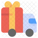 Car Delivery Gift Icon