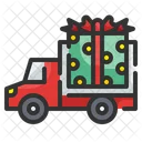 Gift Delivery Truck  Icon
