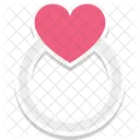 Gift Femininity Girlish Heart Ring Icon