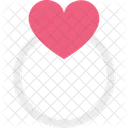 Gift Femininity Girlish Heart Ring Icon