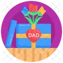 Surprise Gift For Dad Flowers Icon