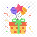 Gift Hamper Surprise Gift Box 아이콘