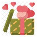 Gift Present Valentines Day Icon