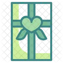 Gift Box Heart Icon