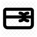 Gift Sale Black Icon