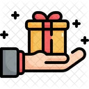Gift Give Hand Icon