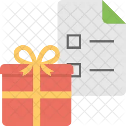 Gift List  Icon