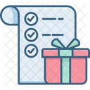 Gift List  Icon