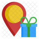 Location Birthday Gift Icon