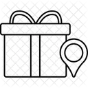 Location Gift Box Gift Icon