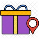 Location Gift Box Gift Icon