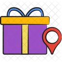 Location Gift Box Gift Icon