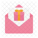 Gift Message Box Gift Icon