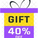 Gift Offer Box  Symbol