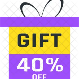 Gift Offer Box  Icon